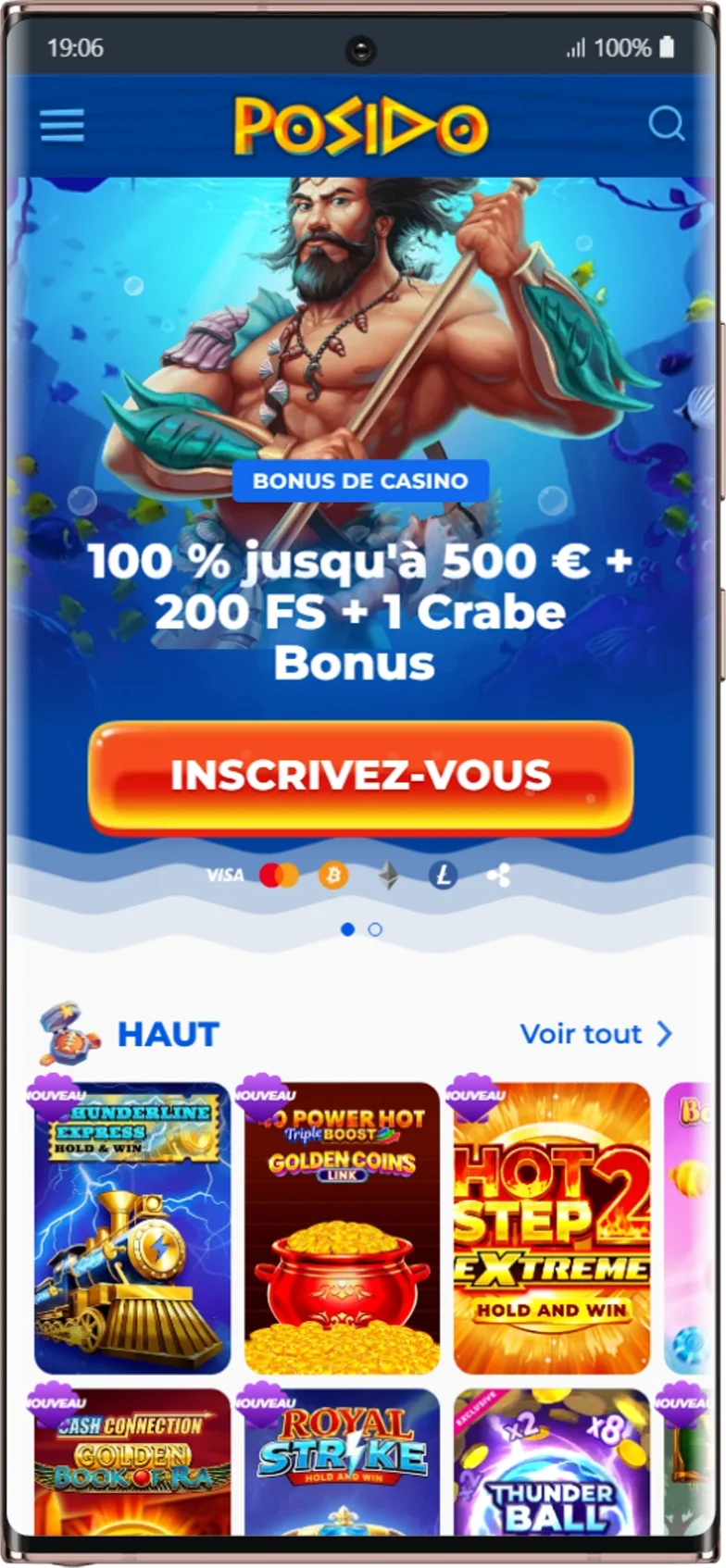 Posido sur mobile
